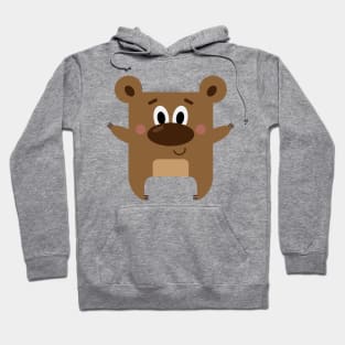 Mr Square Bear Hoodie